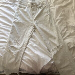 Paige Noella High Rise Relaxed Straight Leg Jeans Size 26